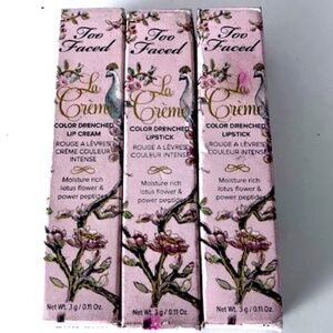 TOO FACED LA CRÉME LIPSTICK 3 OPTIONS NIB